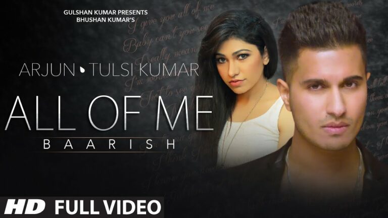 All Of Me Lyrics - Arjun Coomaraswamy, Tulsi Kumar