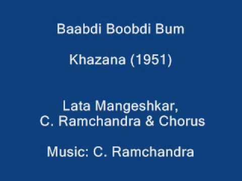 Baabadi Bubadi Bam Lyrics - Lata Mangeshkar, Ramchandra Narhar Chitalkar (C. Ramchandra)