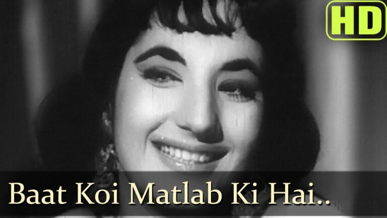 Baat Koi Matlab Ki Lyrics - Asha Bhosle