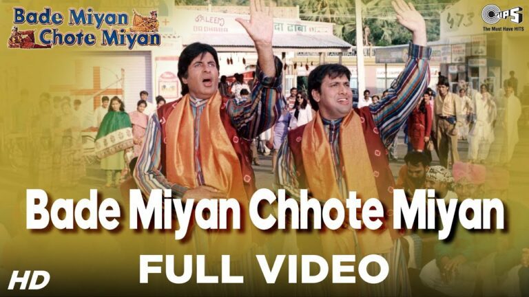 Bade Miyan Chote Miyan (Title) Lyrics - Amit Kumar, Udit Narayan