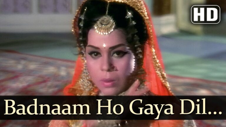 Badnaam Ho Gaya Dil Lyrics - Asha Bhosle