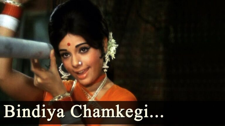 Bindiya Chamkegi Lyrics - Lata Mangeshkar