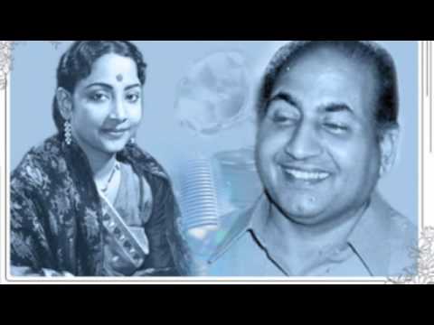 Chham Chham Nache Mere Naino Lyrics - Geeta Ghosh Roy Chowdhuri (Geeta Dutt), Mohammed Rafi