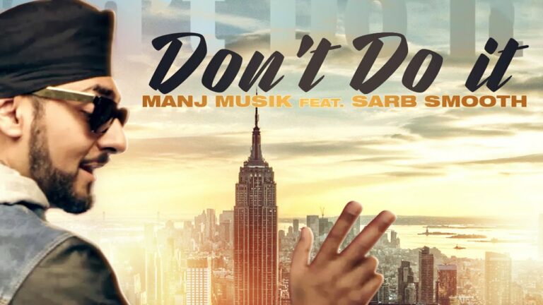 Don't Do It (Title) Lyrics - Manj Musik, Sarb Smooth