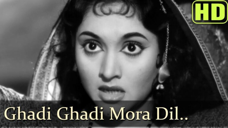 Ghadi Ghadi Meraa Dil Dhadake Lyrics - Lata Mangeshkar