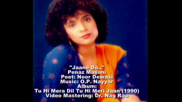Jaane Do Lyrics - Penaz Masani