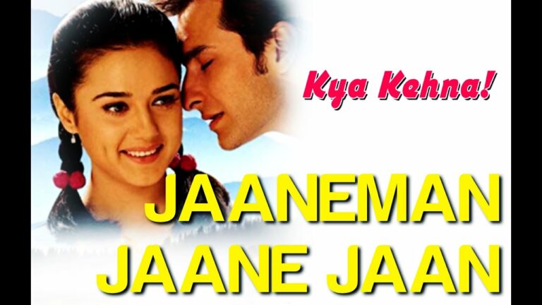 Jaaneman Jaane Jaan Lyrics - Alka Yagnik, Sonu Nigam