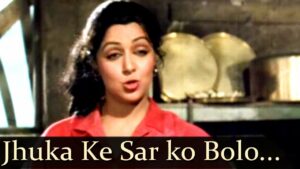 Jhuka Ke Sar Ko Puchho Lyrics - Anand Kumar C, Asha Bhosle, Sapan Chakraborty