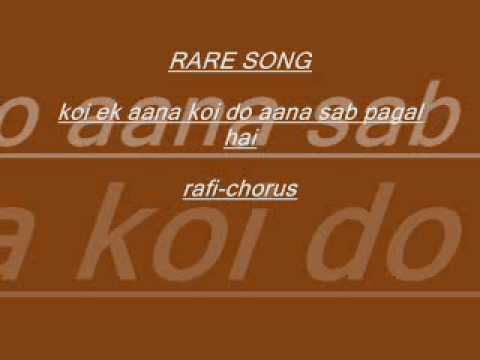 Koi Ek Aanaa Lyrics - Mohammed Rafi