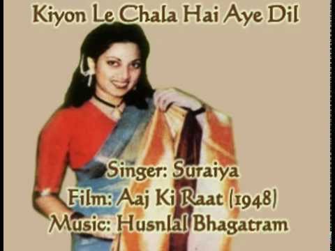 Kyo Le Chala Hai Ae Dil Lyrics - Suraiya Jamaal Sheikh (Suraiya)