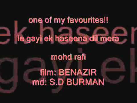 Le Gayi Ek Haseena Dil Lyrics - Mohammed Rafi