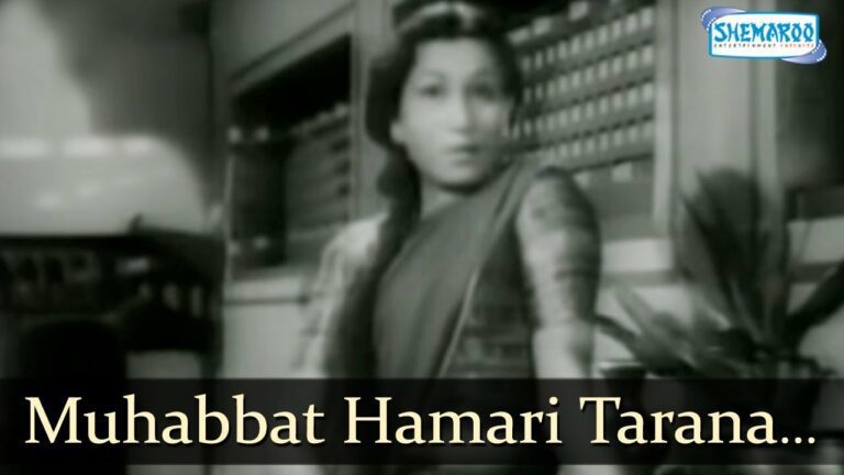 Mohabbat Hamari Lyrics - Lata Mangeshkar