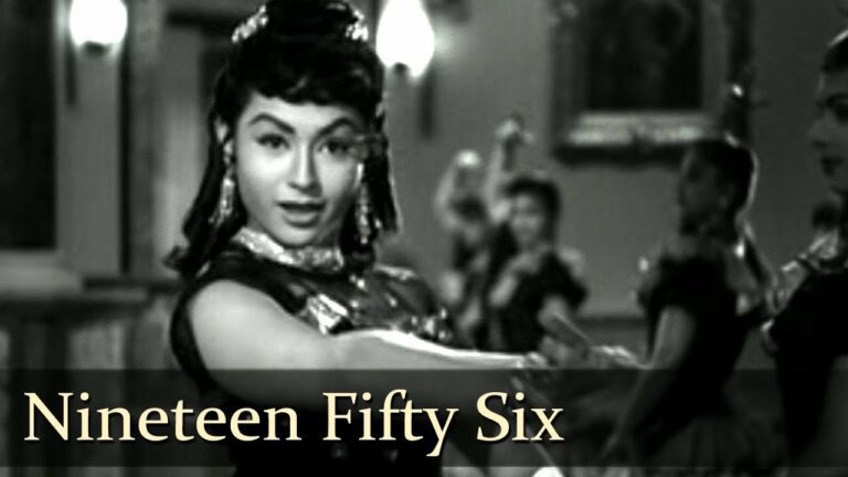 Nineteen Fifty Six Nineteen Fifty Seven Lyrics - Lata Mangeshkar, Prabodh Chandra Dey (Manna Dey)