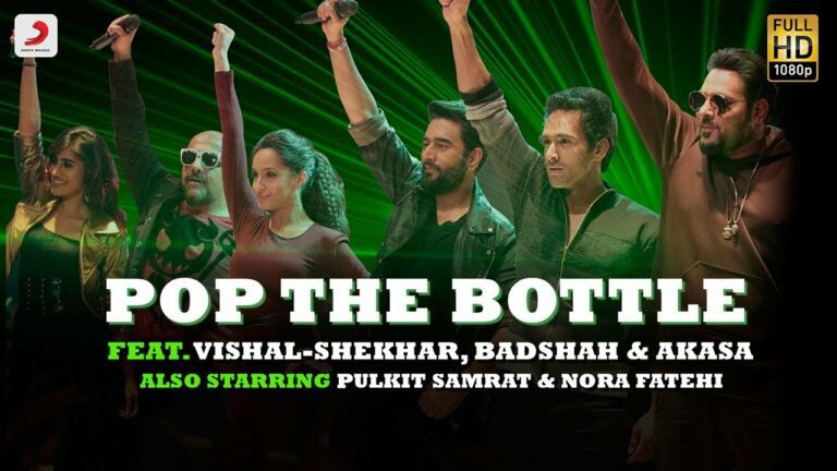 Pop The Bottle (Title) Lyrics - Akasa Singh, Badshah, Shekhar Ravjiani, Vishal Dadlani