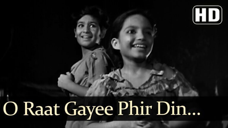 Raat Gayi Phir Din Aata Hai Lyrics - Asha Bhosle, Prabodh Chandra Dey (Manna Dey)
