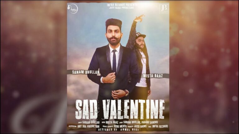 Sad Valentine (Title) Lyrics - Sanam Bhullar