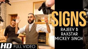 Signs (Title) Lyrics - Mickey Singh, Raxstar