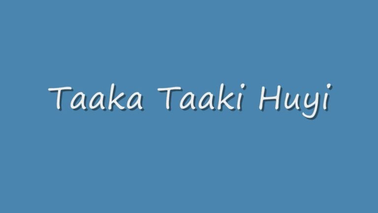 Taaka Taaki Huyi Lyrics - Kavita Krishnamurthy