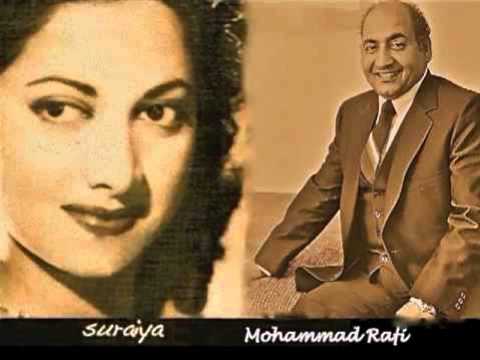 Taaro Bhari Raat Hai Lyrics - Mohammed Rafi, Suraiya Jamaal Sheikh (Suraiya)