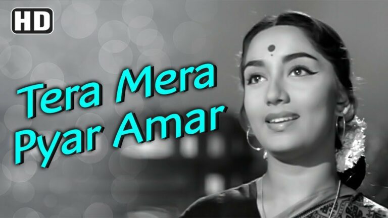 Tera Mera Pyaar Amar Phir Lyrics - Lata Mangeshkar