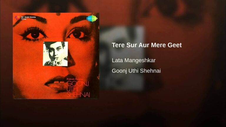 Tere Sur Aur Mere Geet Lyrics - Lata Mangeshkar