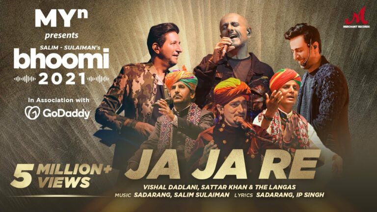 Ja Ja Re Lyrics - Vishal Dadlani, Sattar Khan Langa