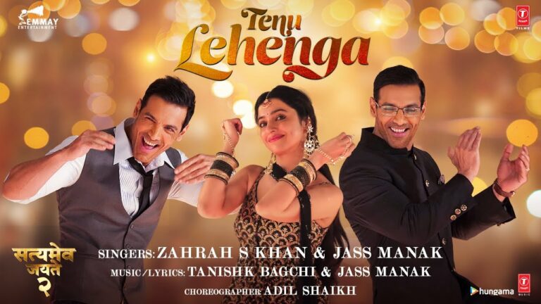 Tenu Lehenga Lyrics - Zahrah S Khan, Jass Manak