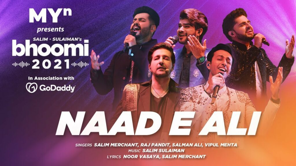 Naad E Ali Lyrics - Salim Merchant, Salman Ali, Raj Pandit, Vipul Mehta