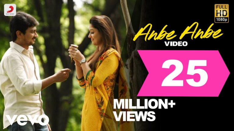 Anbe Anbe Lyrics - Harish Raghavendra, Harini