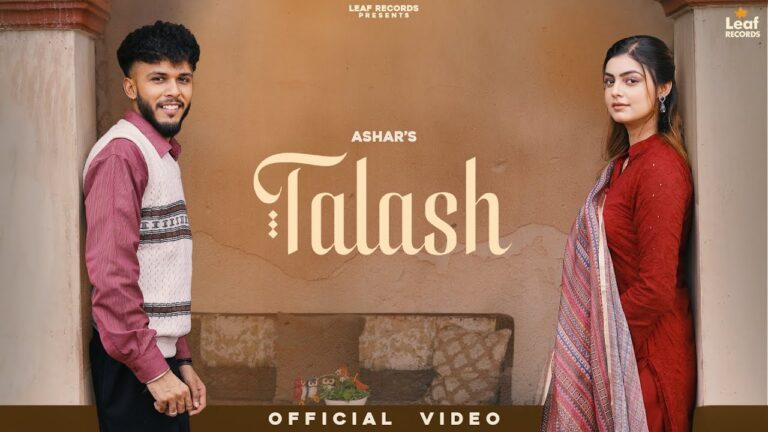 Talash Lyrics - Ashar